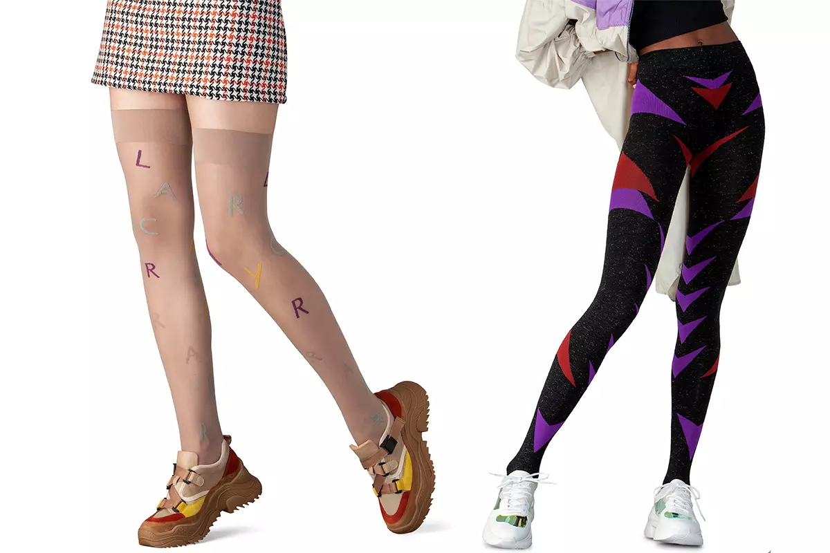 Hosiery looks from the Fall/Winter 20/21  Legwear Trends Forecast by The LYCRA Company