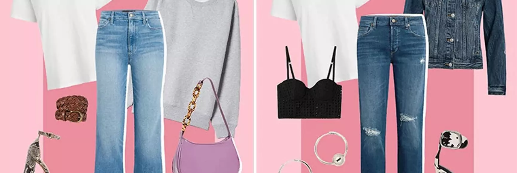 How to wear JOE’S JEANS and a white T-shirt for an entire week_Refinery 29 campaign with LYCRA® dualFX® technology_Fall 2019